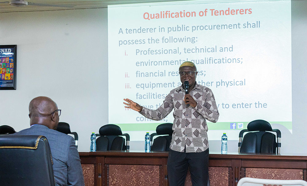 Procurement Officer, Mr. Kwame Adu-Gyamfi
