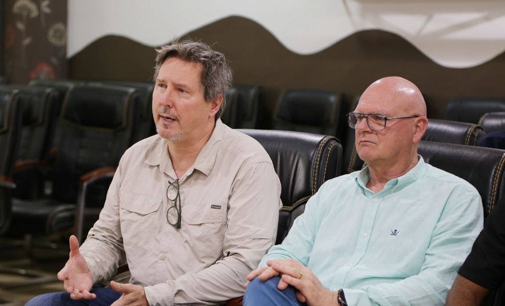 Prof. Dirk Vissers  and Prof. Bart Van Rompaey