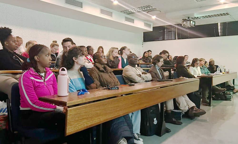 Section of the audience