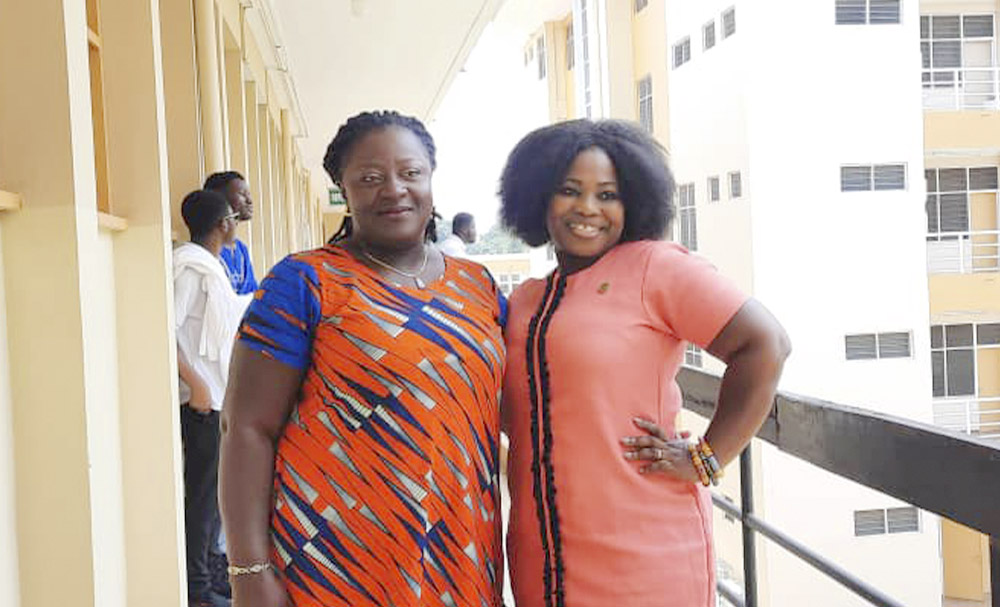 Dr. Abigail Kusi Amponsah-Diji and Mrs. Joana Dompim