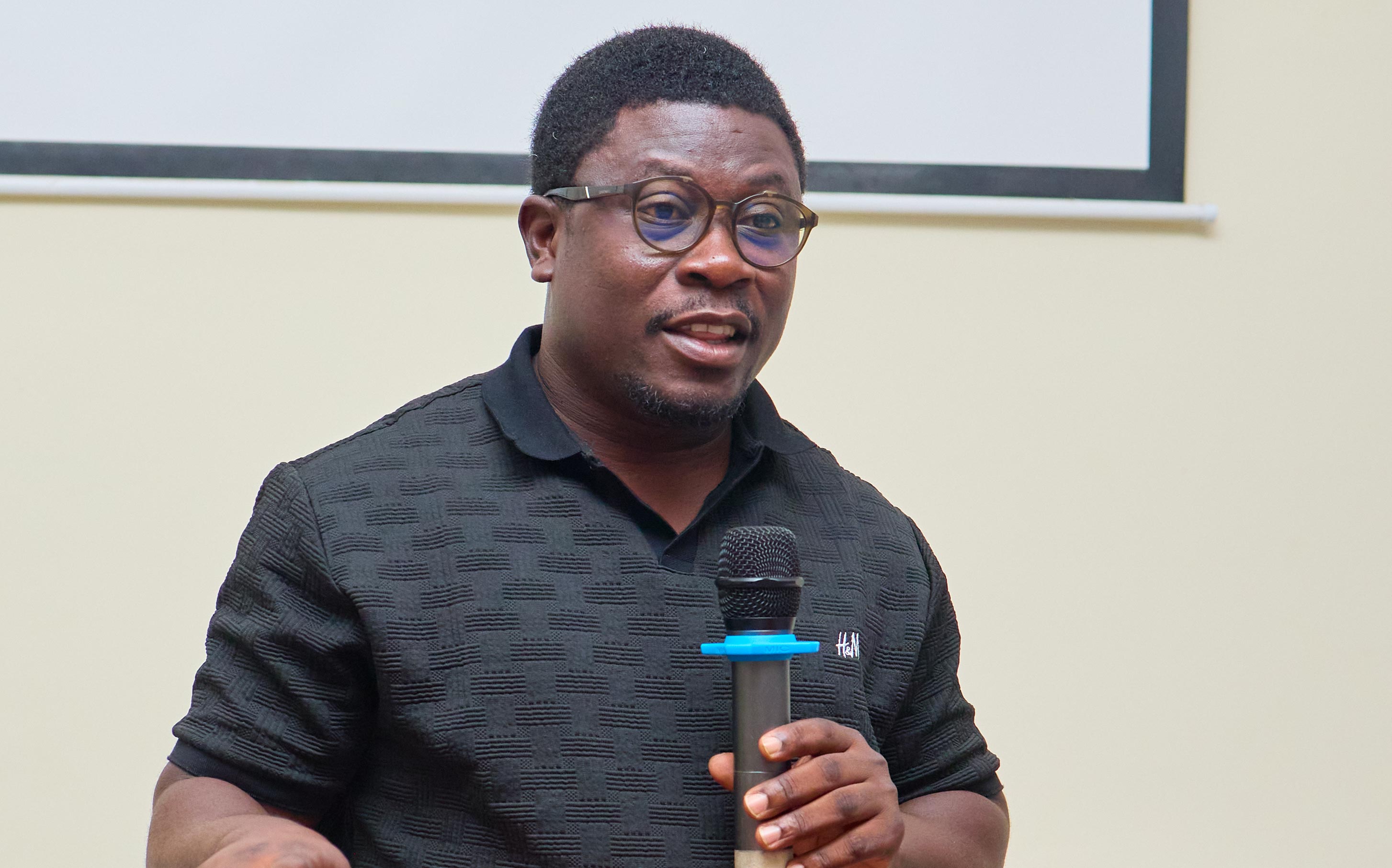 Dr. Daniel Opoku, coordinator of the short courses