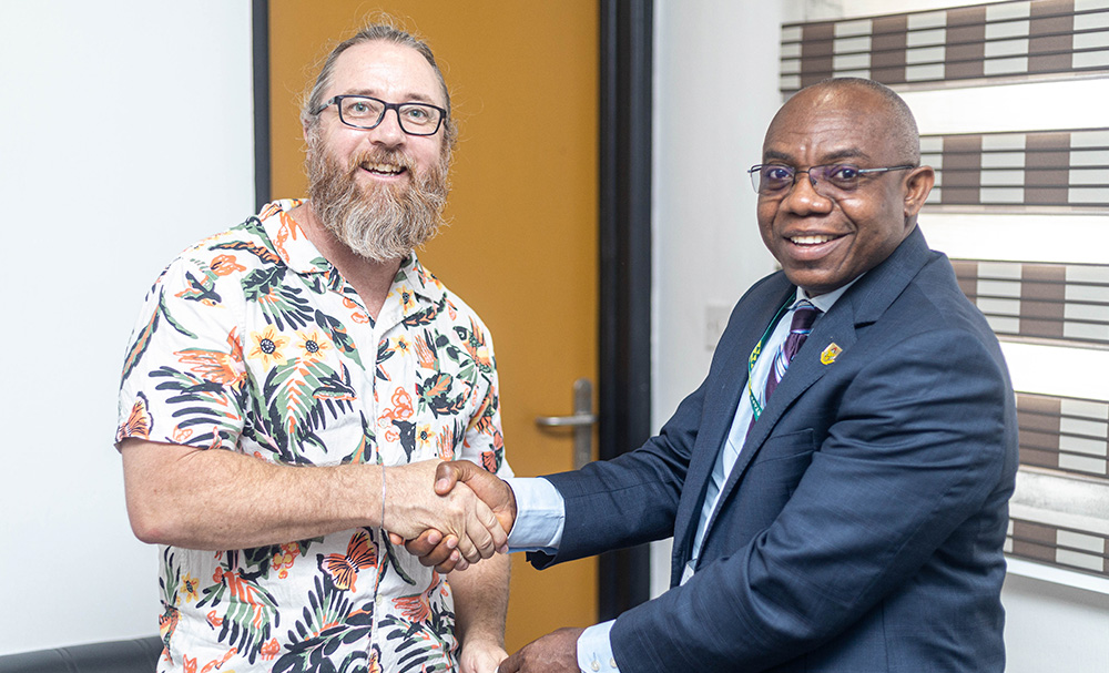 Senior Lecturer from the Liverpool School of Tropical Medicine pays a Courtesy Visit to the College of Health Sciences, KNUST