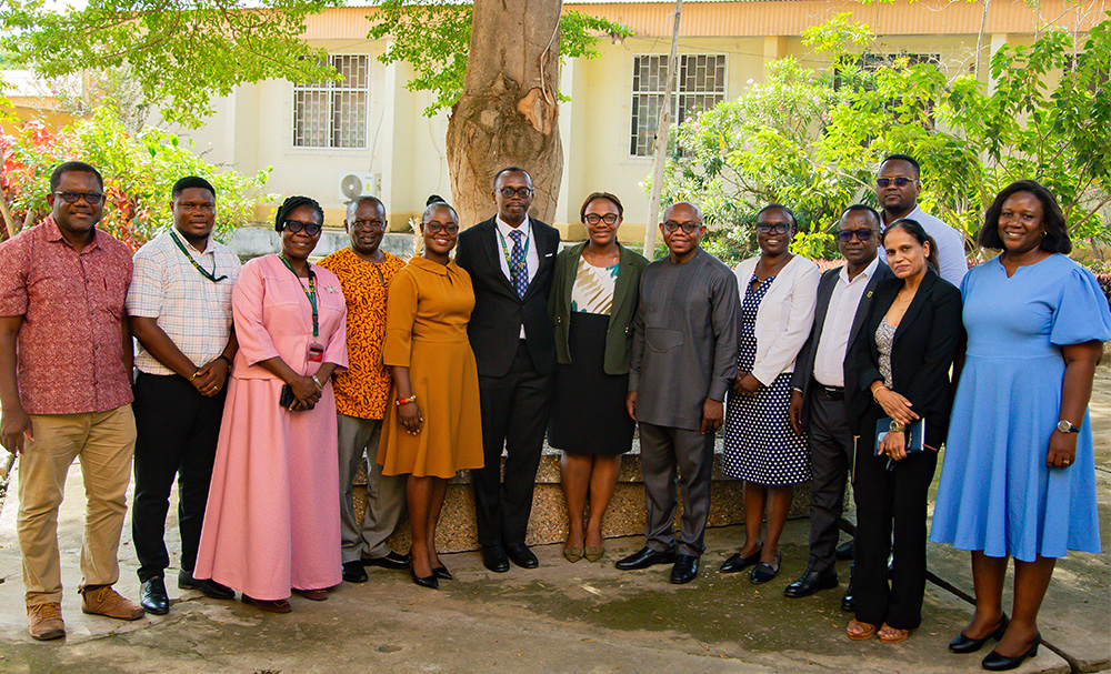 Prof Agyare in a group photo with SPH