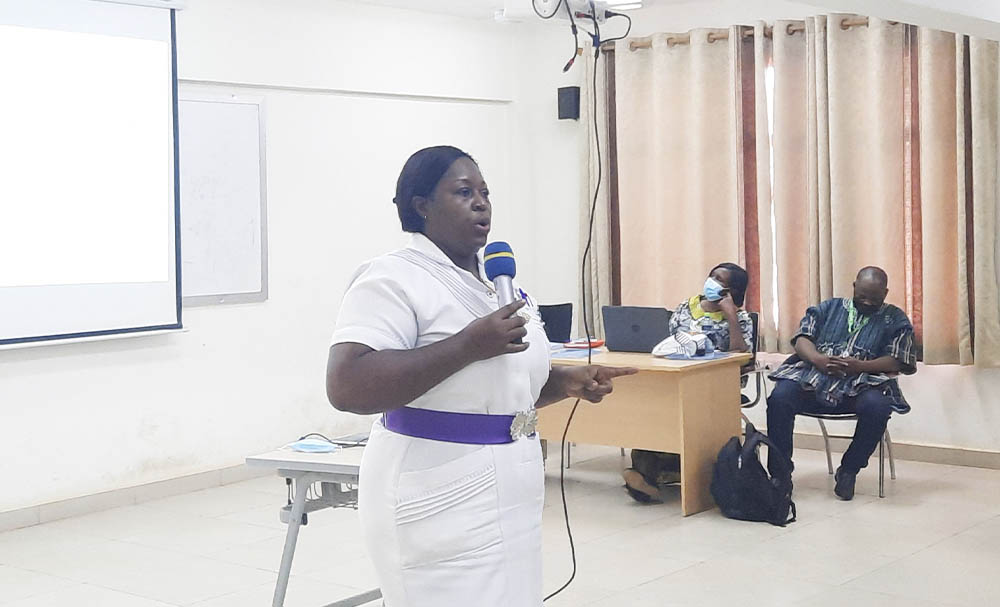Mrs. Gloria Ofori-Atta, the Clinical Coordinator at Komfo Anokye Teaching Hospital