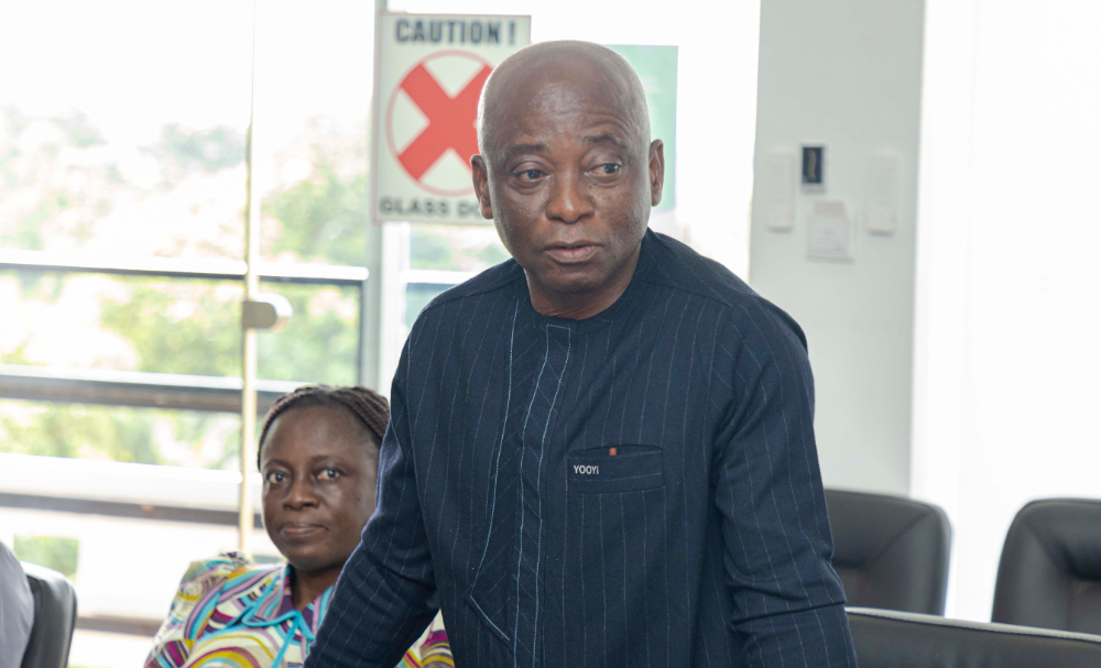 Chairman of the committee, Mr. Desmond Boateng, Chief Director of the Ministry of Health