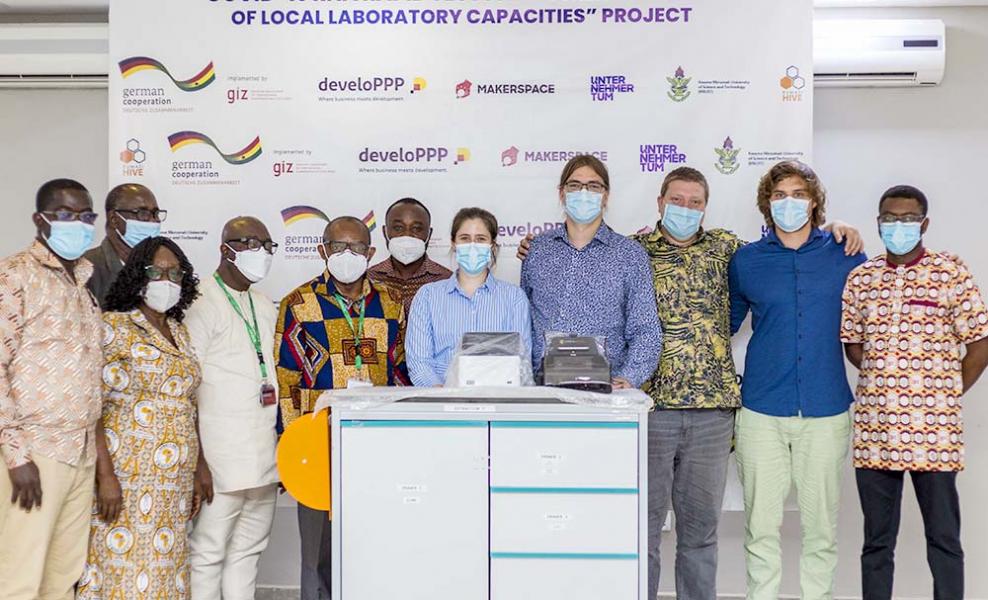 KNUST And Its Partners Launch COVID-19 Mobile Laboratory Project