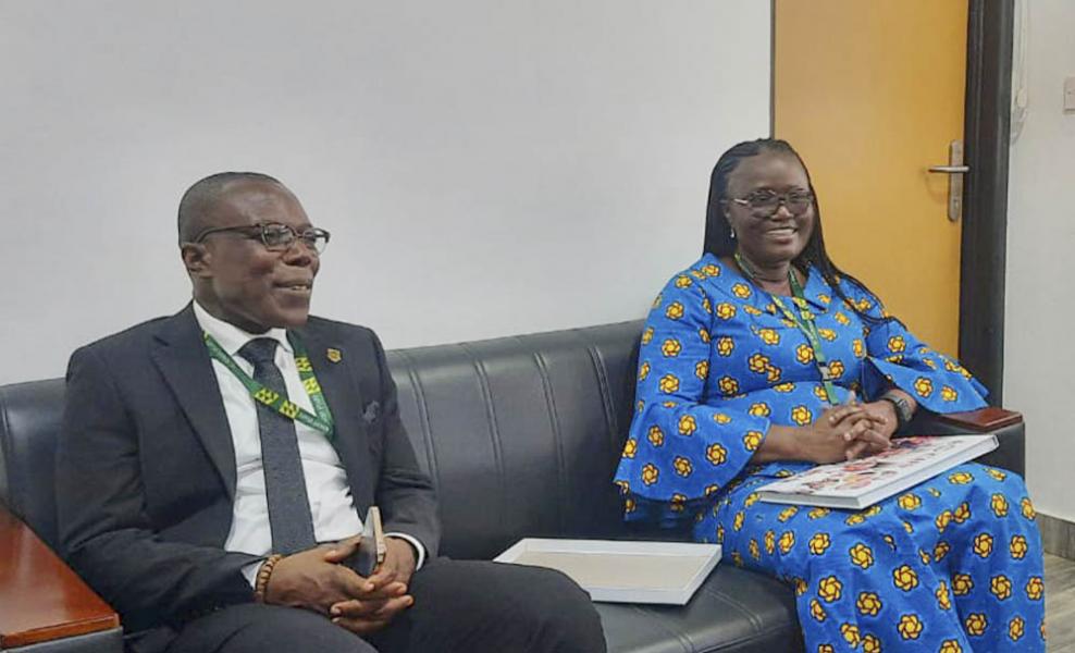 Vice Chancellor visits the College of Health Sciences, KNUST