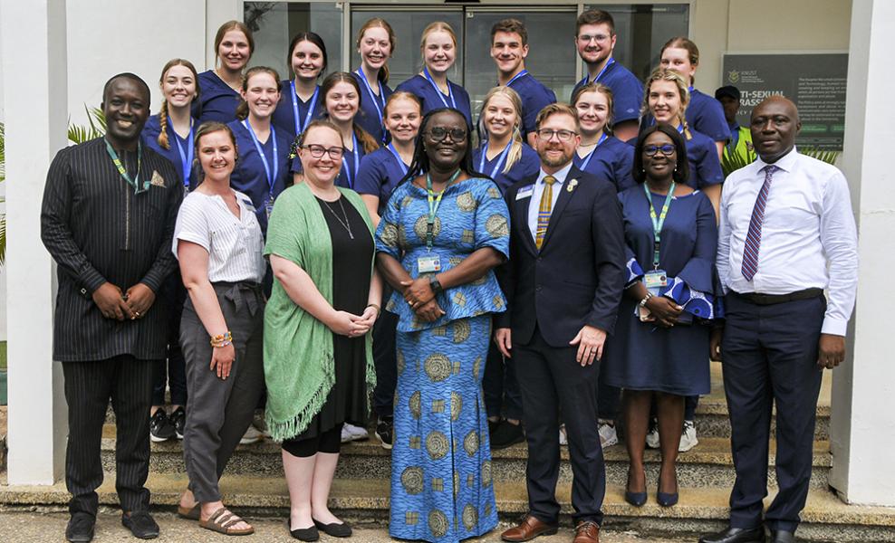 South Dakota State University Visists KNUST