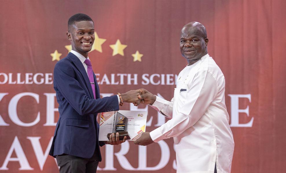 Nana Kwame Asiedu-Amponsah, the overall Best Student College of Health Sciences, KNUST for 2022/2023 Academic Year