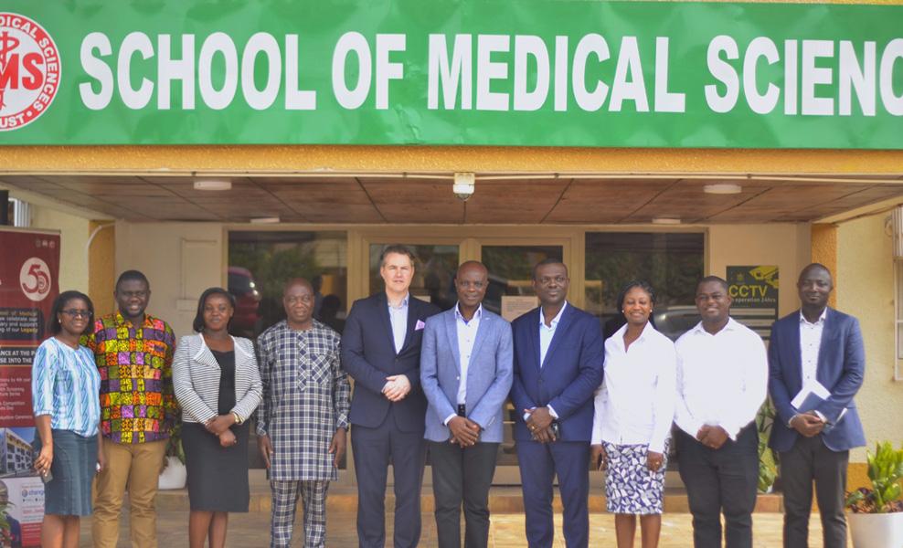 Dalhousie University Pays Courtesy Call on Dean of Medical School to Strengthen Collaboration with KNUST