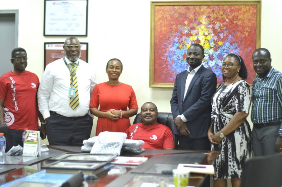 KNUST SMS Alumnus Donates Laptops to Support Legacy Project