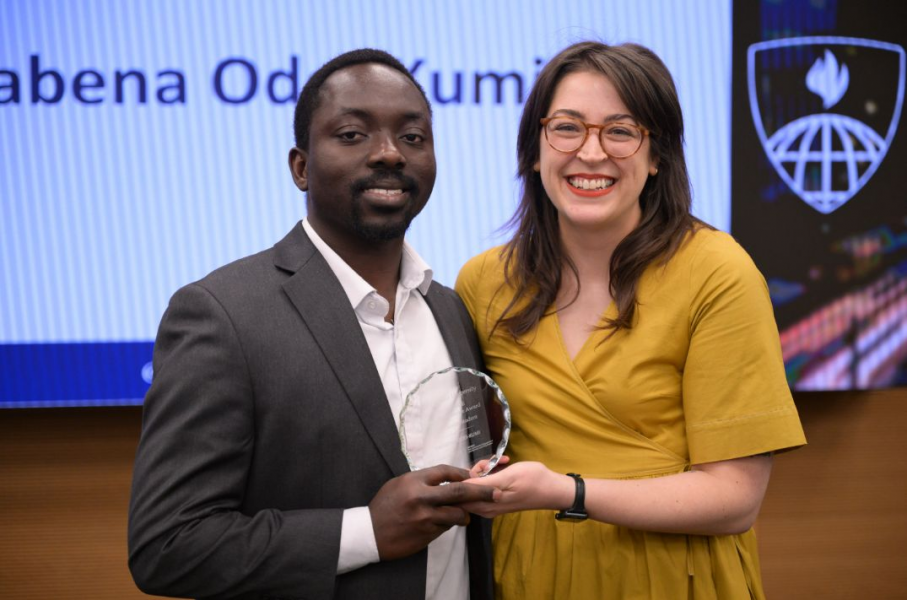 KNUST Alumnus Wins 2025 Johns Hopkins Community Service Award for Public Health Leadership