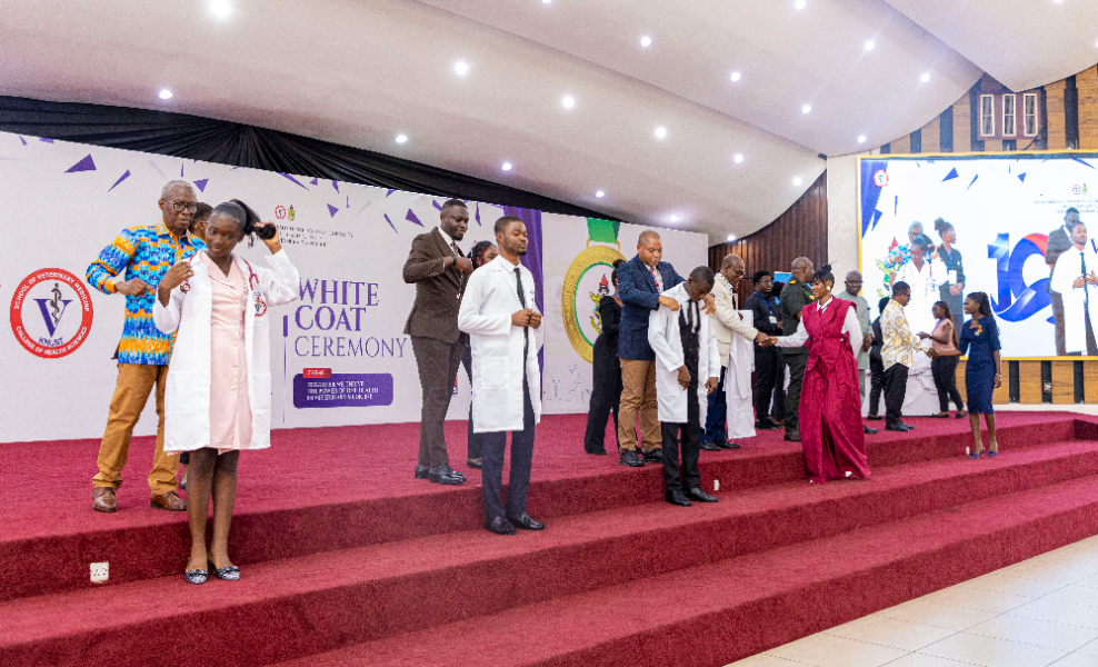 KNUST School of Veterinary Medicine Holds 10th White Coat Ceremony