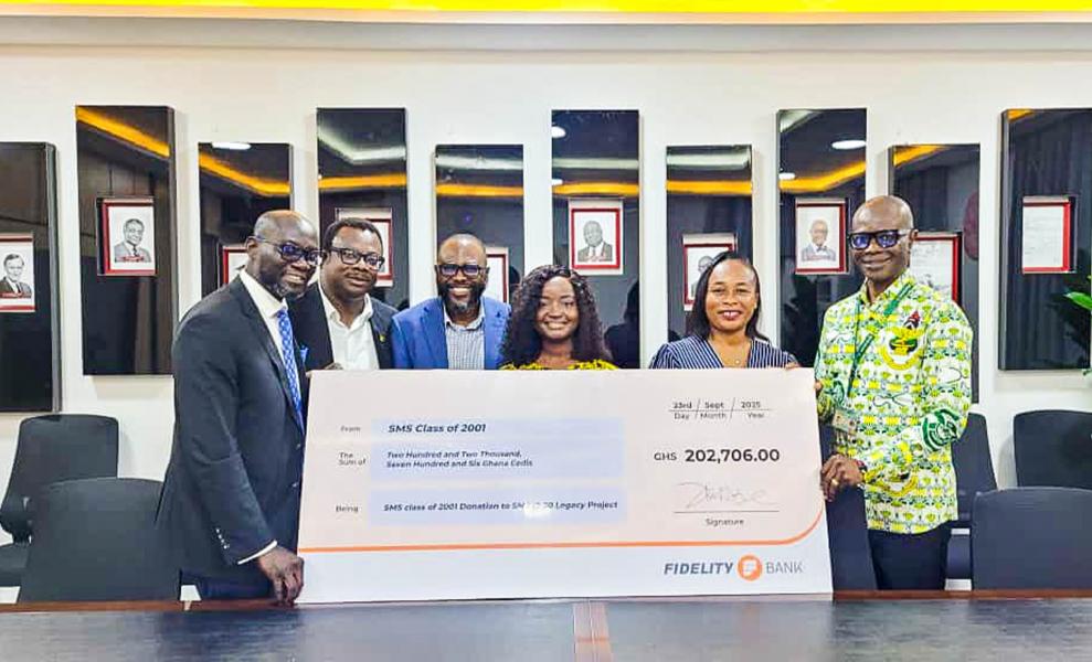 SMS Class of 2001 Donates Over GHS 200,000 to Support SMS @50 Legacy Project