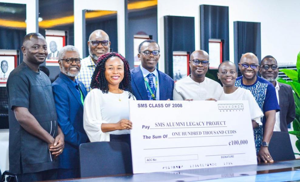 SMS Class of 2008 Donates GH₵100,000 Towards Legacy Project