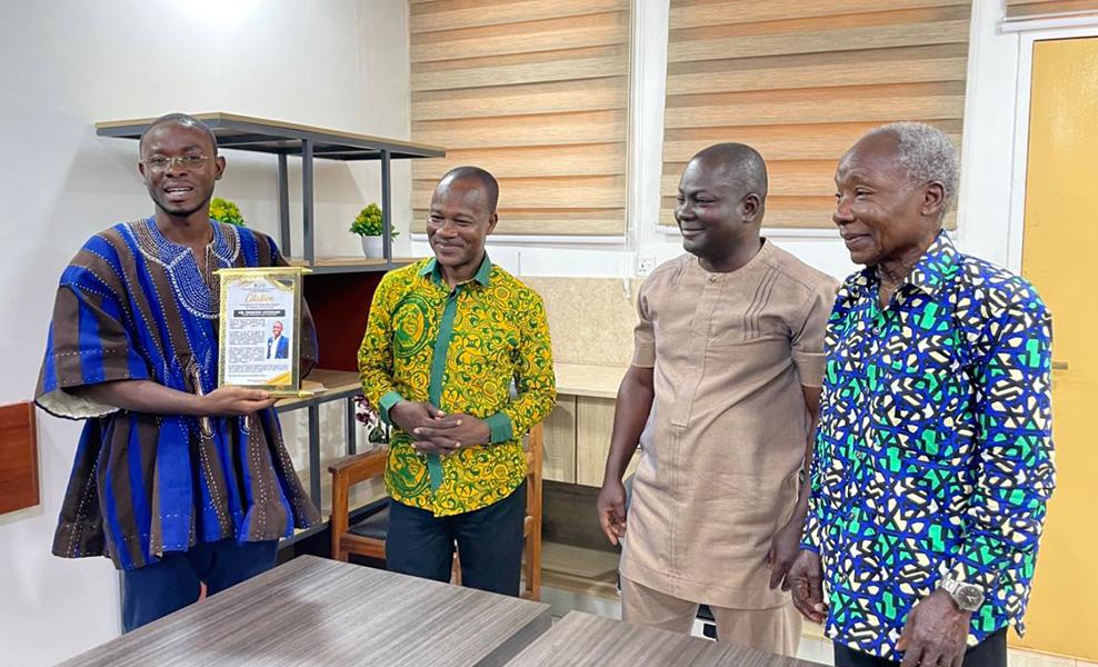 KNUST Department of Herbal Medicine Honours Dr. Ebenezer Agyemang for Advancing Research and Innovation