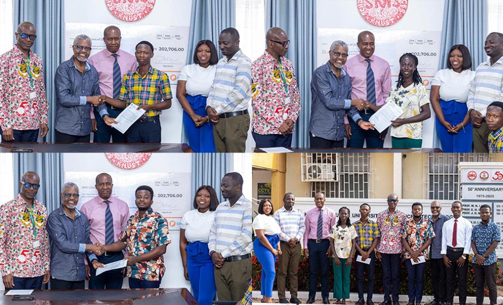 Three SMS Students Receive Aboagye-Kumi SMS Fund Scholarship