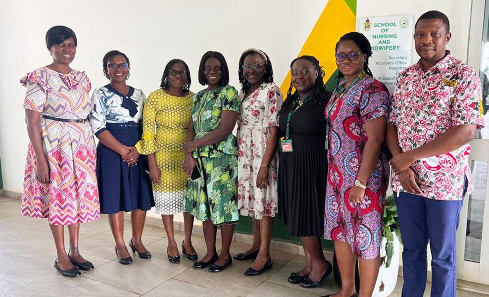 KNUST School of Nursing and Midwifery Hosts Nursing and Midwifery Council of Ghana for Accreditation of Public Health Nursing and Critical Care Nursing Programs