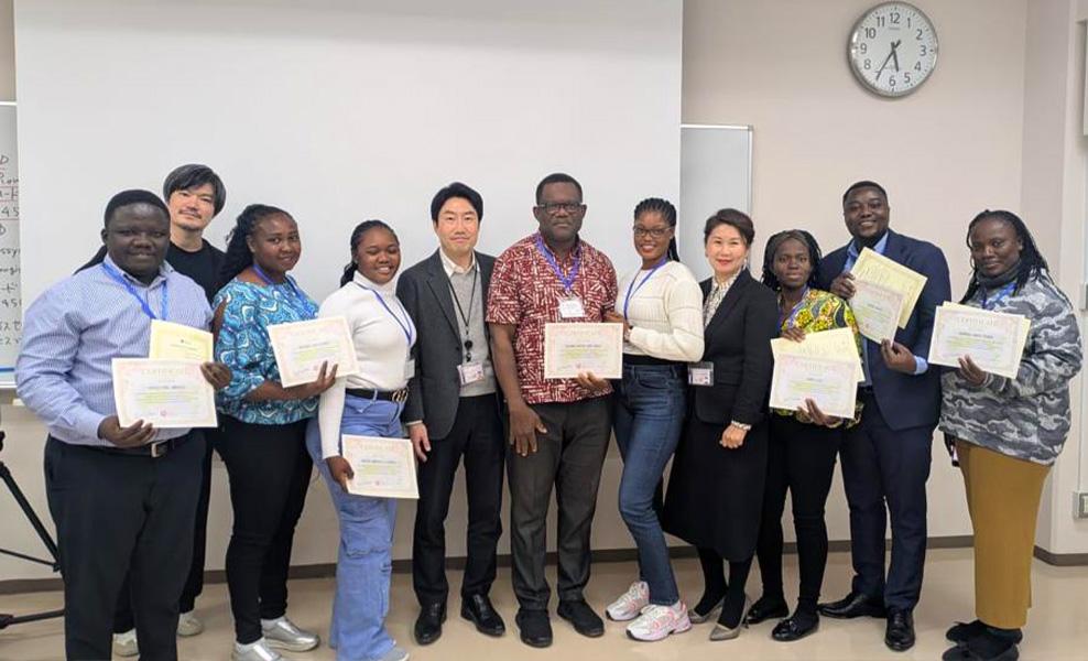 KNUST College of Health Sciences Team Participates in Sakura Science Exchange Program in Japan