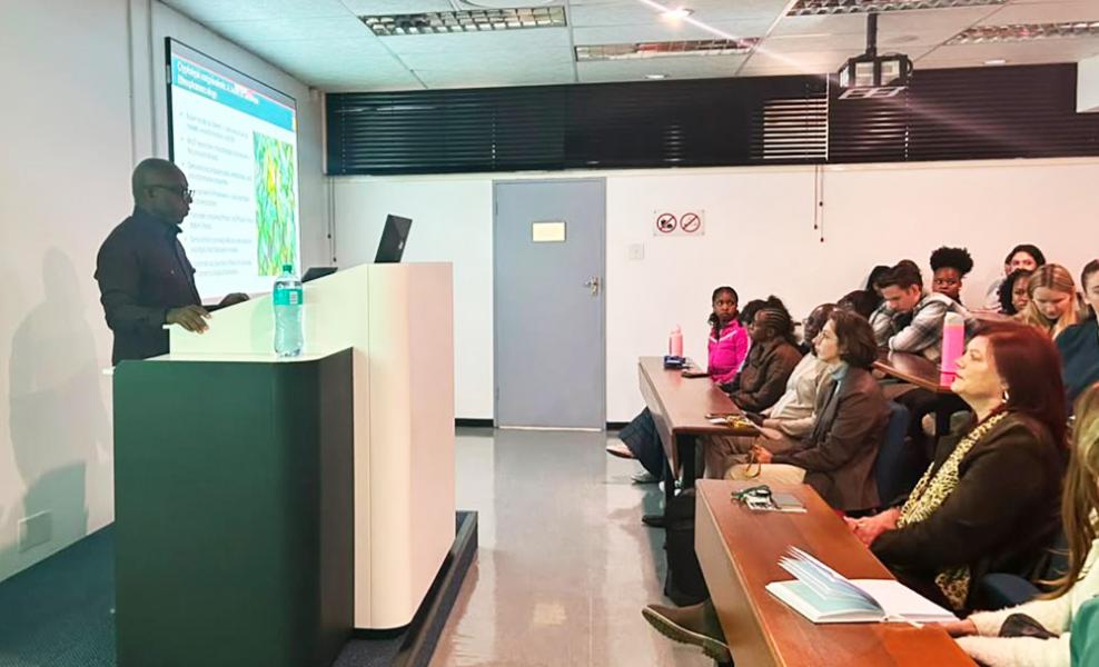 Prof. Christian Agyare Delivers Scholarly Presentation on Ethnopharmacology at the University of Pretoria