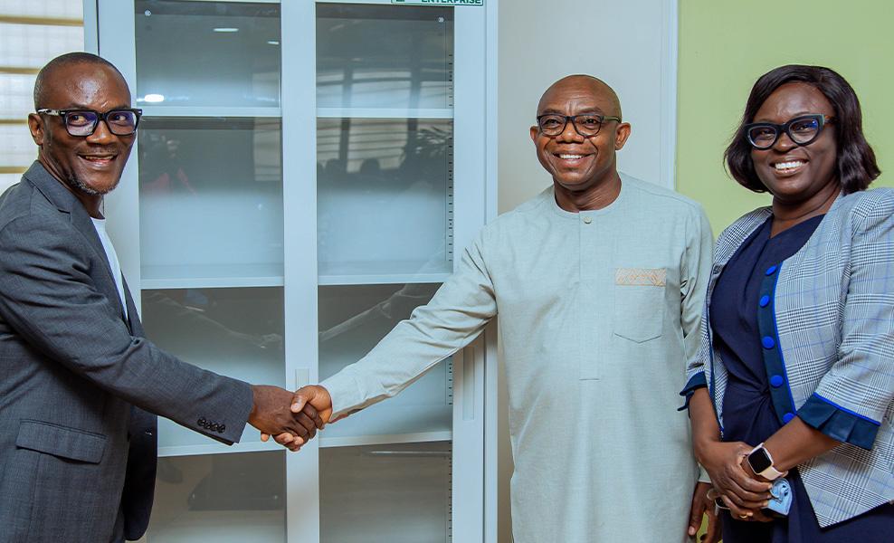 Multinec Company Limited Donates Tablets and Office Equipment to KNUST College of Health Sciences
