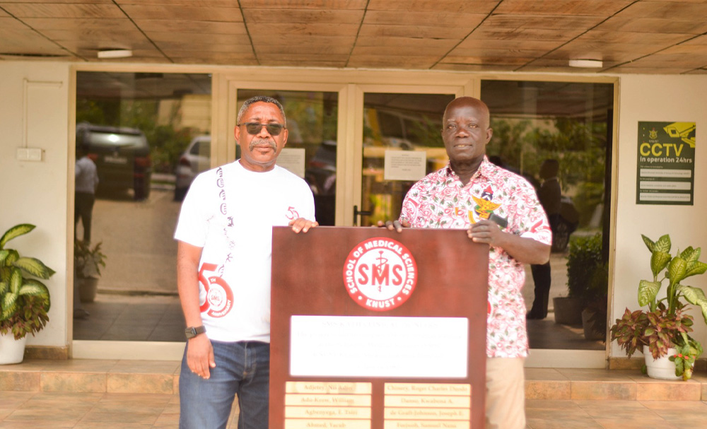 Prof Agbenyegah and Prof Danso